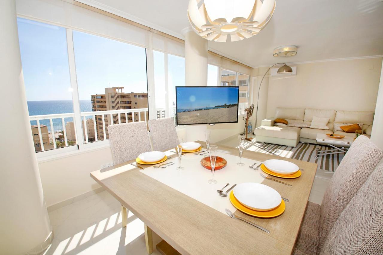 شقة لقنت  في In Front Of The Sea With Ac And Pool المظهر الخارجي الصورة